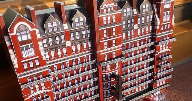PAPERMAU: The Hotel Chelsea In New York Miniature Paper Model - by 